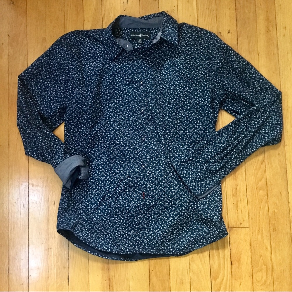 Beverly Hills Polo Club floral print shirt 👔